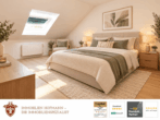 Titelbild - Neu renoviert & modernisiert – stilvolle 2-Zimmer-Dachgeschosswohnung mit Balkon