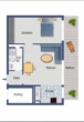 Maidl Anton - Grundriss Regensburg - Komplett renovierte 2-Zimmer Wohnung im Herzen von Regensburg! PROVISIONSFREI!