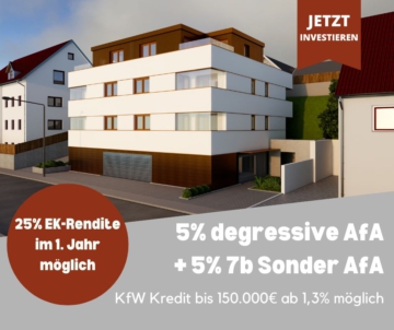 KfW 40 QNG – JETZT Steueroptimiert investieren !!, 84036 Landshut, Etagenwohnung
