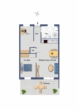 Grundriss_WE2.2 - ***3-Zimmer-Wohnung im QNG-Neubau – mit sensationellem Garten, modern & förderfähig***