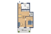 Grundriss WE 4.11 - !! Tolle 2-Zimmer Wohnung mit Weitblick - KfW-40-QNG-Standard !!!