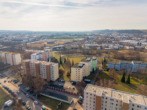 Luftbild - Modern renovierte 2 -Zimmer-Wohnung mit Südbalkon, moderner Einbauküche und Tiefgarage !!!