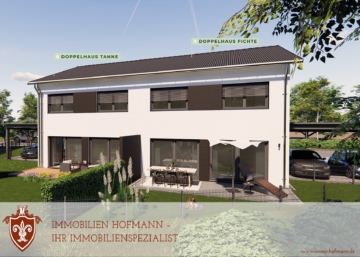DHH 8 “ Fichte“ Moderne Effizienz, gefördert und zukunftssicher. Heute noch Termin vereinbaren !!!, 94431 Pilsting, Doppelhaushälfte