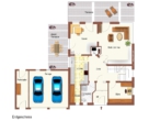 Grundrissskizze EG - Großzügiges Einfamilienhaus mit Doppelgarage u. Garten!