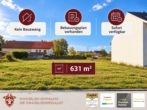 Titelbild - Großzügiges Baugrundstück zum Errichten Ihrer Doppelhaushälfte - Erschlossen und ohne Bauzwang !!