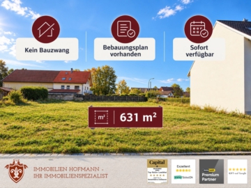 Großzügiges Baugrundstück zum Errichten Ihrer Doppelhaushälfte – Erschlossen und ohne Bauzwang !!, 85462 Eitting, Wohngrundstück