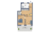 Grundriss - ** Barrierefreie 2-Zimmer-Wohnung - MODERN | KfW40 mit QNG **