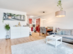 Wohnzimmer - Attraktive 3-Zimmer-Wohnung mit Top-Anbindung – schnell in München und entspannt zu Hause!