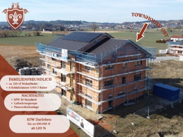 !! Exklusiver Wohntraum für die ganze Familie – KfW 40 – Modern – Nachhaltig !!!, 84079 Bruckberg, Reiheneckhaus