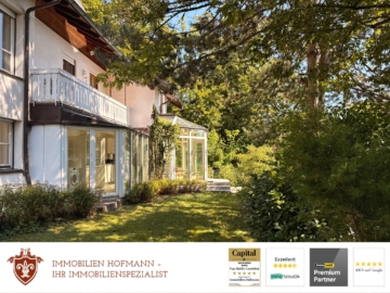 Charmante 2-Zimmer-Wohnung mit Wintergarten, großem Garten & Garage in gehobener Lage Landshuts!, 84036 Landshut, Erdgeschosswohnung