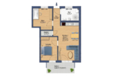 Grundriss - !!! Moderne 3-Zimmer Wohnung - KfW-40 QNG-Standard !!!