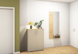 Flur - Moderne 2-Zimmer-Neubauwohnung mit Balkon – zentral und altstadtnah