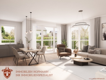 *** Traumhafte Erdgeschosswohnung – Jetzt mit KfW Förderung ins EIGENHEIM ***, 84079 Bruckberg, Erdgeschosswohnung