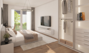 Schlafzimmer - Moderne & neue Mietwohnung mit Loggia | WHG 29 - Haus B