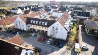 Luftbild - Helle 2-Zimmer-Wohnung mit West-Balkon und Tiefgaragenstellplatz