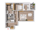 Hochwertige & effiziente Eigentumswohnung mit Balkon | WHG 19 - Haus C - Grundriss