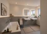 Badezimmer visualisiert - Modernes Wohnen mit Eigenleistungsmöglichkeiten !!!