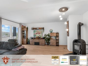 ***Renovierte 4-Zimmer-Wohnung mit Balkon, Garage und Blick ins Grüne – stadtnah in Bruckberg***, 84079 Bruckberg, Etagenwohnung