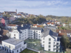 Moderne & neue Mietwohnung mit Balkon | WHG 24 - Haus A - Post Carrée Vogelperspektive