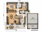Grundriss EG - Modernes Naturhaus bei Landshut - neuwertig, energieeffizient & hochwertig ausgestattet !!!