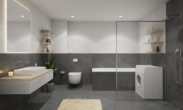 Badezimmer - Top-Investment: Stilvolle Neubauwohnung mit Möblierung & AfA in zentraler Premiumlage!