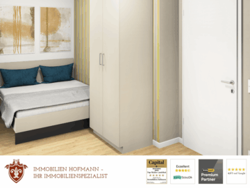 Zentral wohnen in Landshut – 2-Zimmer-Neubauwohnung vollmöbliert nahe der Altstadt, 84036 Landshut, Etagenwohnung