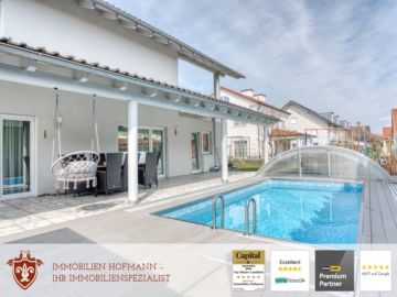 !! Neuwertiges Einfamilienhaus mit Einliegerwohnung & Swimmingpool in Plattling !!, 94447 Plattling, Einfamilienhaus