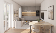 Wohnzimmer - Stylisches Penthouse - KfW 40 QNG - JETZT Steueroptimiert investieren !!