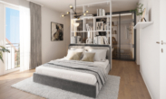 Beispiel Schlafen - Stylisches Penthouse - KfW 40 QNG - JETZT Steueroptimiert investieren !!