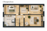 Grundriss OG - Neuwertiges Einfamilienhaus in attraktiver Lage – hell, modern & großzügig!