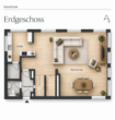 Grundriss EG - Neuwertiges Einfamilienhaus in attraktiver Lage – hell, modern & großzügig!