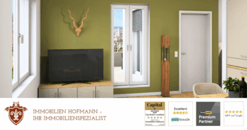 Modern wohnen in Landshut: Vollmöblierte 2-Zimmer-Wohnung mit Balkon, 84036 Landshut, Etagenwohnung