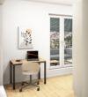 Arbeitszimmer - Modern wohnen in Landshut: Vollmöblierte 2-Zimmer-Wohnung mit Balkon