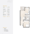 Grundriss - 2-Zimmer Kapitalanlage (QNG/KfW-40) – hohes Steuer-Spar-Potenzial nahe Landshut!
