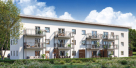 Hausansicht - ***4-Zimmer-Traumwohnung mit Garten - QNG, KfW-förderfähig & familiengerecht***