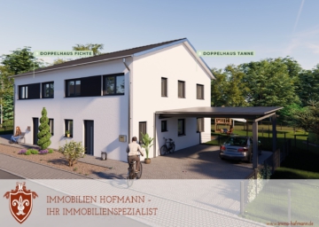 DHH „Tanne“ Stilvolles Wohnen im KfW 40- Standard mit Fördervorteil, 94431 Pilsting, Doppelhaushälfte