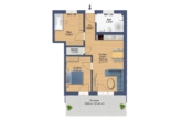 Grundriss WE4.4 - ** Modernde 3-Zimmer Wohnung mit GARTEN - KfW40+QNG ***