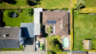Luftbild - !! Bungalow mit Keller & schönem Garten inkl. Pool zum entspannen !!