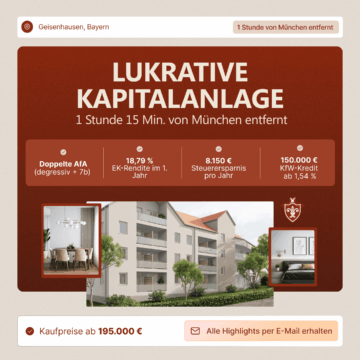 2-Zimmer-Wohnung mit attraktivem Investment-Plus!!, 84144 Geisenhausen, Etagenwohnung