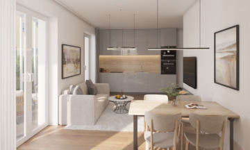 *** Moderne 3-Zimmer Wohnung – KfW 40 + QNG ***, 84079 Bruckberg, Etagenwohnung