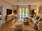 Beispielbild Wohnzimmer - Ihr neues Zuhause: Exklusive 3-Zimmer-Neubauwohnung zum Erstbezug mit Gartenanteil