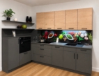 Küche - Ihr neues Zuhause: Exklusive 3-Zimmer-Neubauwohnung zum Erstbezug mit Gartenanteil