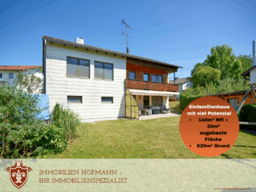 Sanierungsbedürftiges EFH mit Potenzial, Fördermöglichkeiten & Option zur Zweifamiliennutzung, 94436 Simbach, Einfamilienhaus