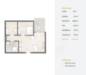 Grundriss - Jetzt als Kapitalanleger profitieren: KfW-40 QNG 2-Zimmer Neubauwohnungen warten auf Sie !