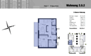 Grundriss - SEPTEMBERAKTION I 240.000 EUR statt 253.000 EUR für eine wunderschöne vermietete 2 Zimmerwohnung!