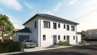 Ansicht 1 - Moderne Neubau-Doppelhaushälfte in Berglern – Wohnen im Grünen nähe München !!