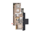 Grundriss - !! Hochwertige 3-Zimmer Dachgeschosswohnung !!
