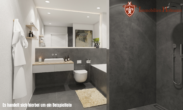 Badezimmer - Visualisierung - !! Tolle 2-Zimmer Wohnung mit Weitblick - KfW-40 QNG-Standard !!!
