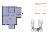 Grundriss - Wunderschöne 2 Zimmer Wohnung in Gangkofen zu vermieten!