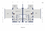 Grundriss links OG - " Exklusive Doppelhaushälfte mit KfW-40NH Standard: Nachhaltig, Modern, Zukunftssicher"